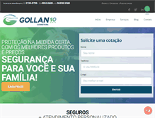 Tablet Screenshot of gollan.com.br